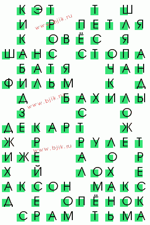 сканворд 2179