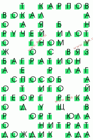сканворд 2207