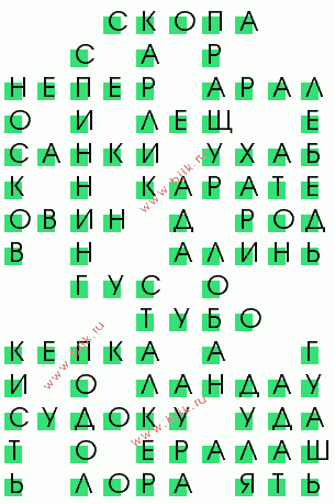 сканворд 2346