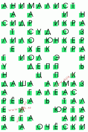 сканворд 2381