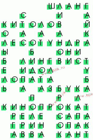 сканворд 2397