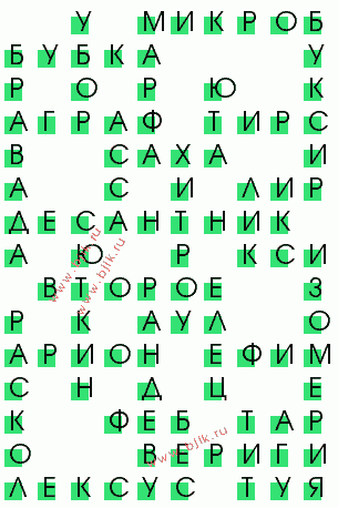 сканворд 2481