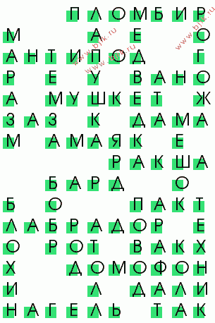 сканворд 2518