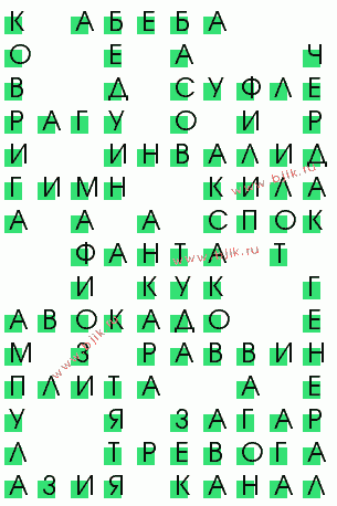 сканворд 2519