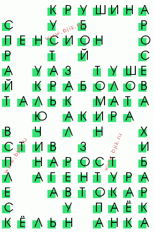 сканворд 2527