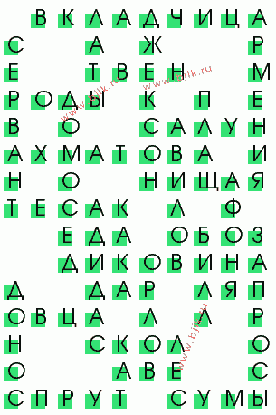 сканворд 2529