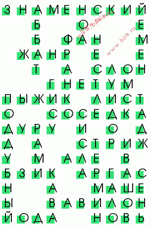 сканворд 2580