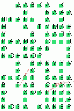 сканворд 2615