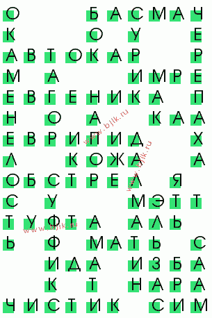 сканворд 2714