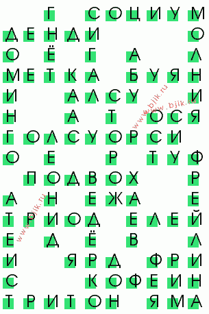 сканворд 2724