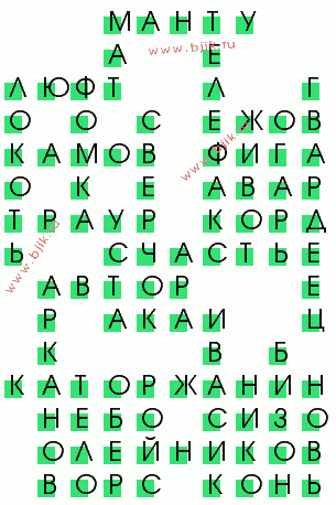 сканворд 2758