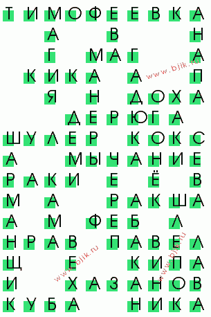 сканворд 2775