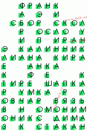 сканворд 2781