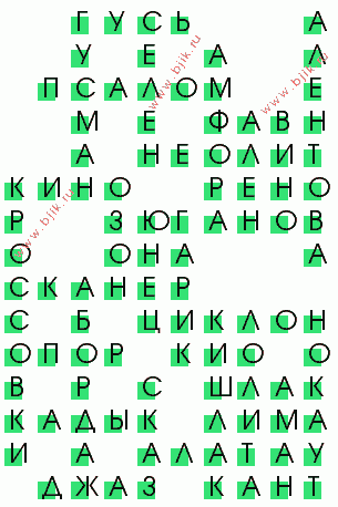 сканворд 2782