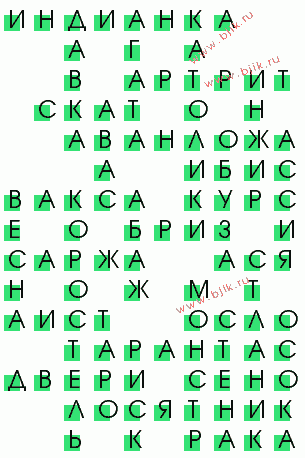 сканворд 2858