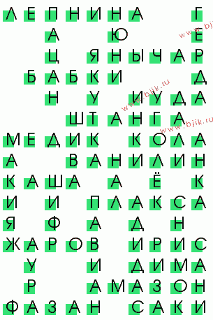 сканворд 2860