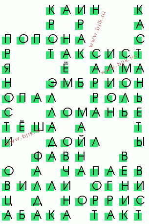 сканворд 2867