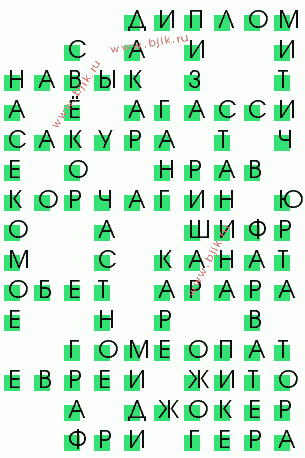 сканворд 2918