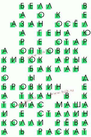 сканворд 2929