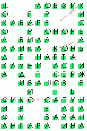 сканворд 2934