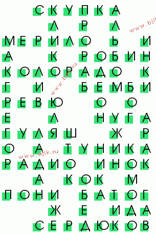 сканворд 2974