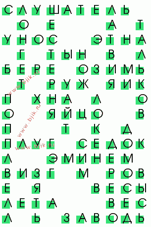 сканворд 2981