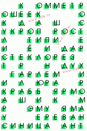 сканворд 3033