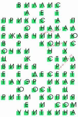 сканворд 3062