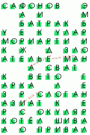сканворд 3097