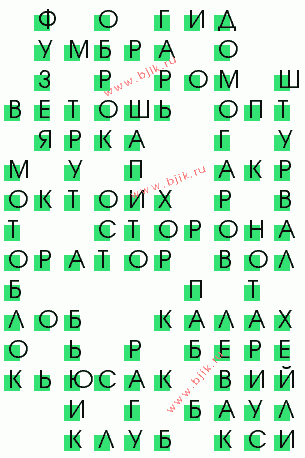 сканворд 3110