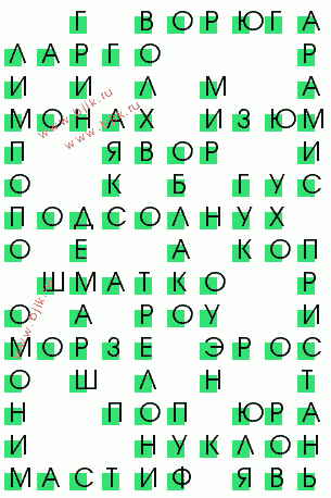 сканворд 3121