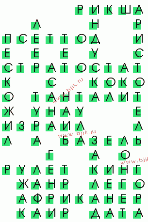 сканворд 3157