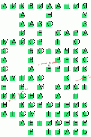 сканворд 3165