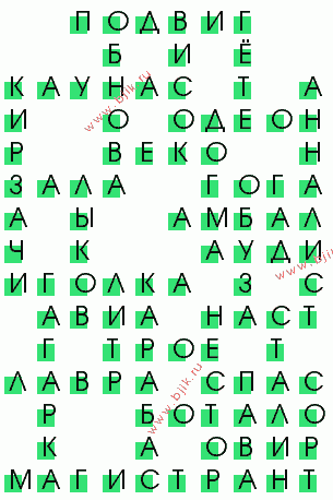 сканворд 3166