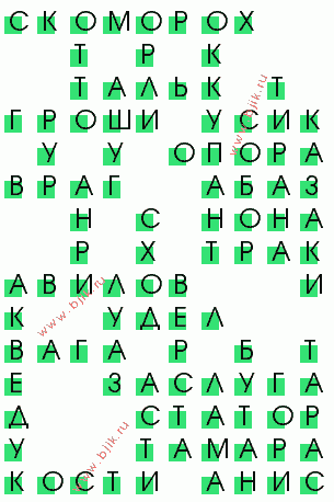 сканворд 3168