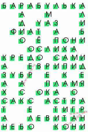 сканворд 3182