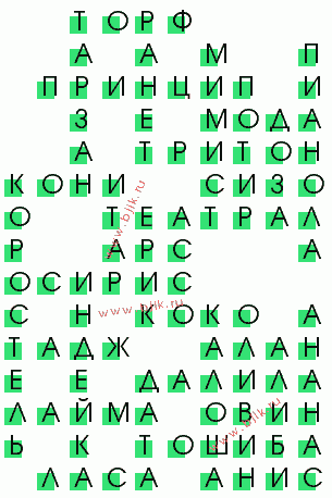 сканворд 3205