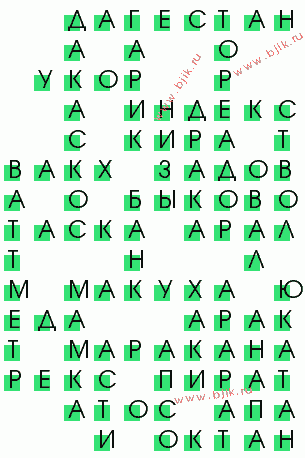 сканворд 3207