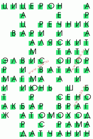 сканворд 3214