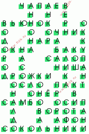 сканворд 3227