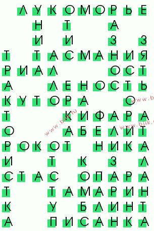 сканворд 3232