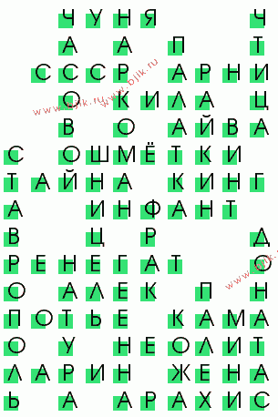 сканворд 3233