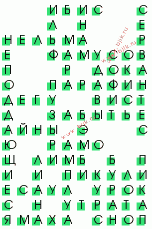 сканворд 3234