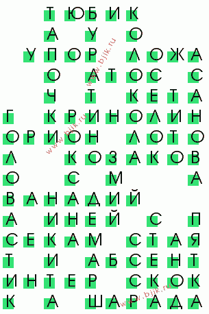 сканворд 3253