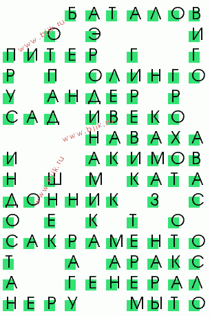 сканворд 3254