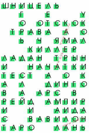 сканворд 3263
