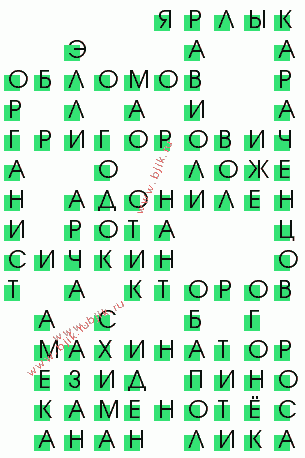 сканворд 3264