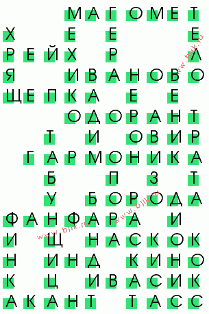 сканворд 3273