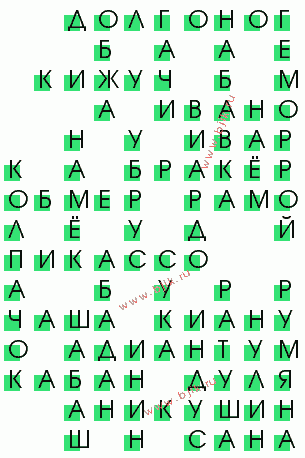 сканворд 3274