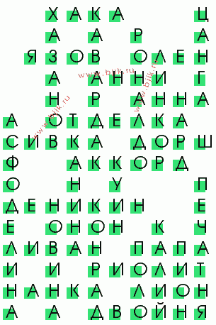сканворд 3279